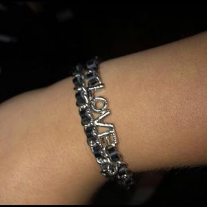 Double wrap LOVE bracelet